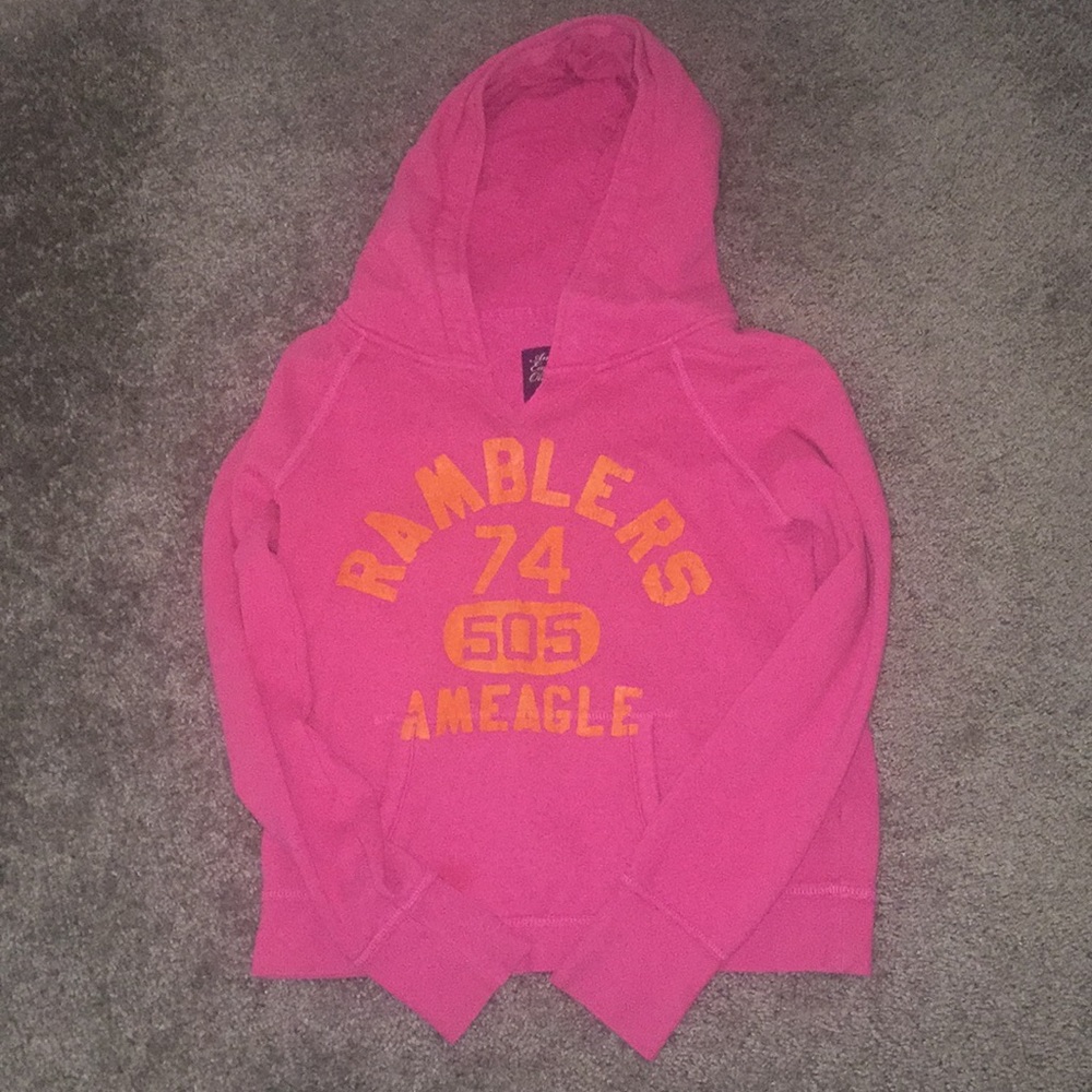 American Eagle Pink Hoodie